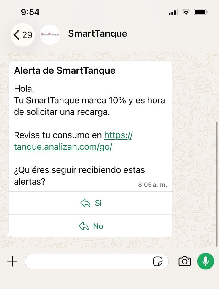 Medidor Inteligente para Tanque de gas Estacionario LP